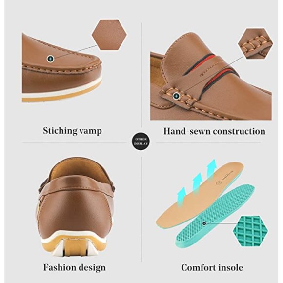 COPY - NEW! Men's "Bush" Driving Loafer Moccasins - Picture 3 of 7